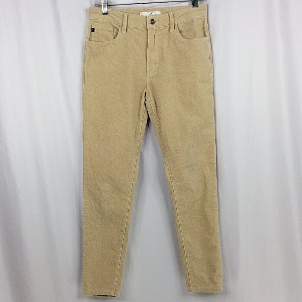 KanCan Lupe‎ High Rise Corduroy Pants Jeans Womens 9/28 Beige Ankle Crop - Picture 6 of 12